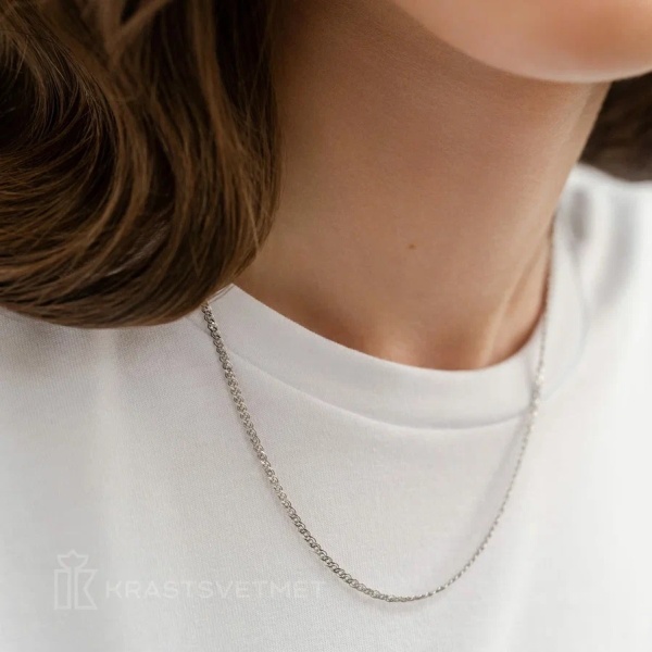 Цепь из серебра 925, плетение «Нонна»